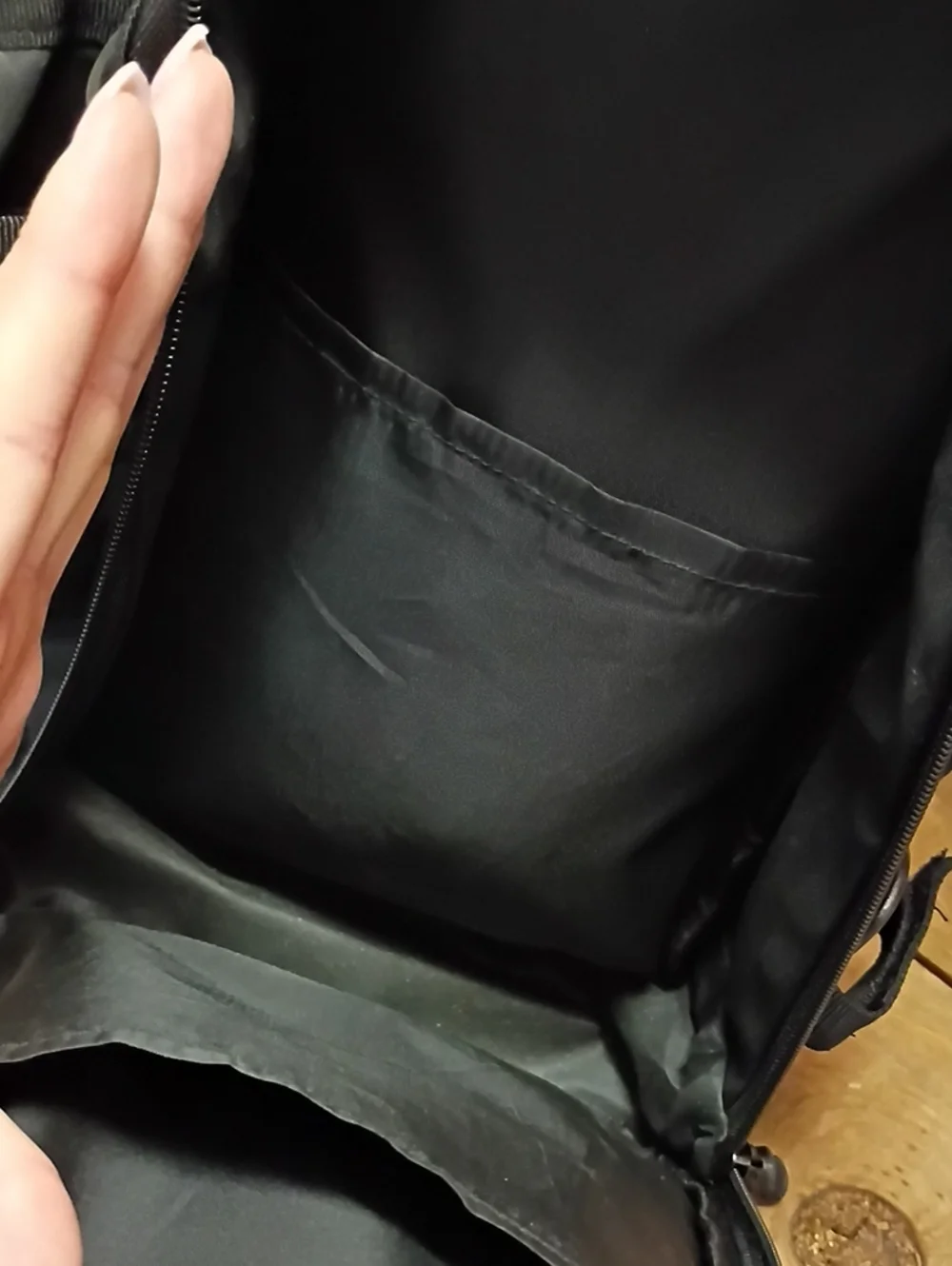 Black Camo Tactical Sling Backpack